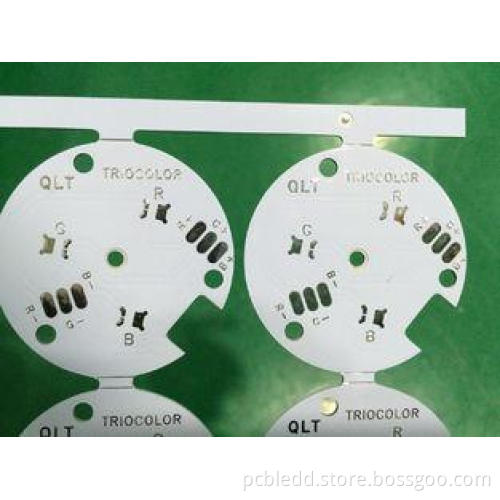 White Aluminum SMD LED PCB Circuit Board , Round LED Lighti